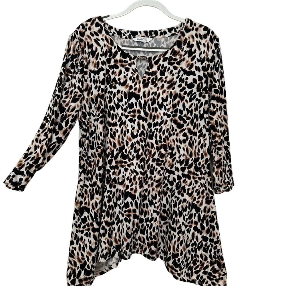 Ellen Tracy Animal Print Tunic/Mini